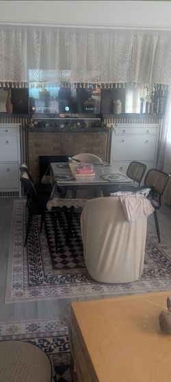 Dining table with chairs