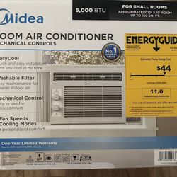 Brand new Midea 5,000 BTU Mechanical Window Air Conditioner AC unit
