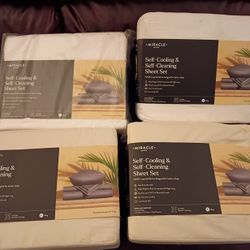 New Miracle Made Self Cooling Sheet Set Lot(4)