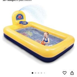 Evajoy Pool With Basketball Hoop 