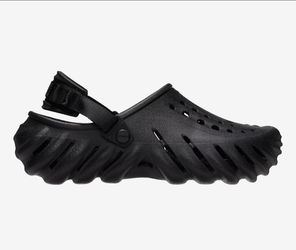 Crocs Echo Clog Black Men's 8 Women's 10 Classic Sport Water Shoe Slip On Sandal