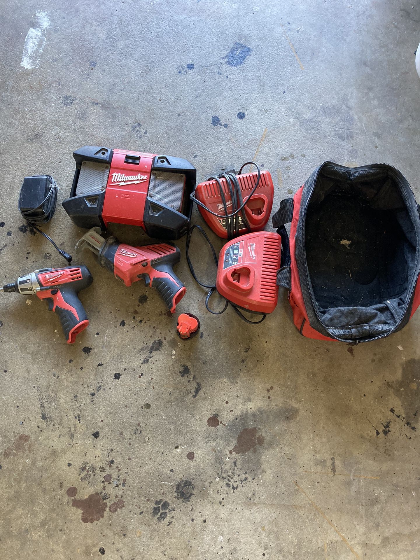 M12 Milwaukee Tool Set