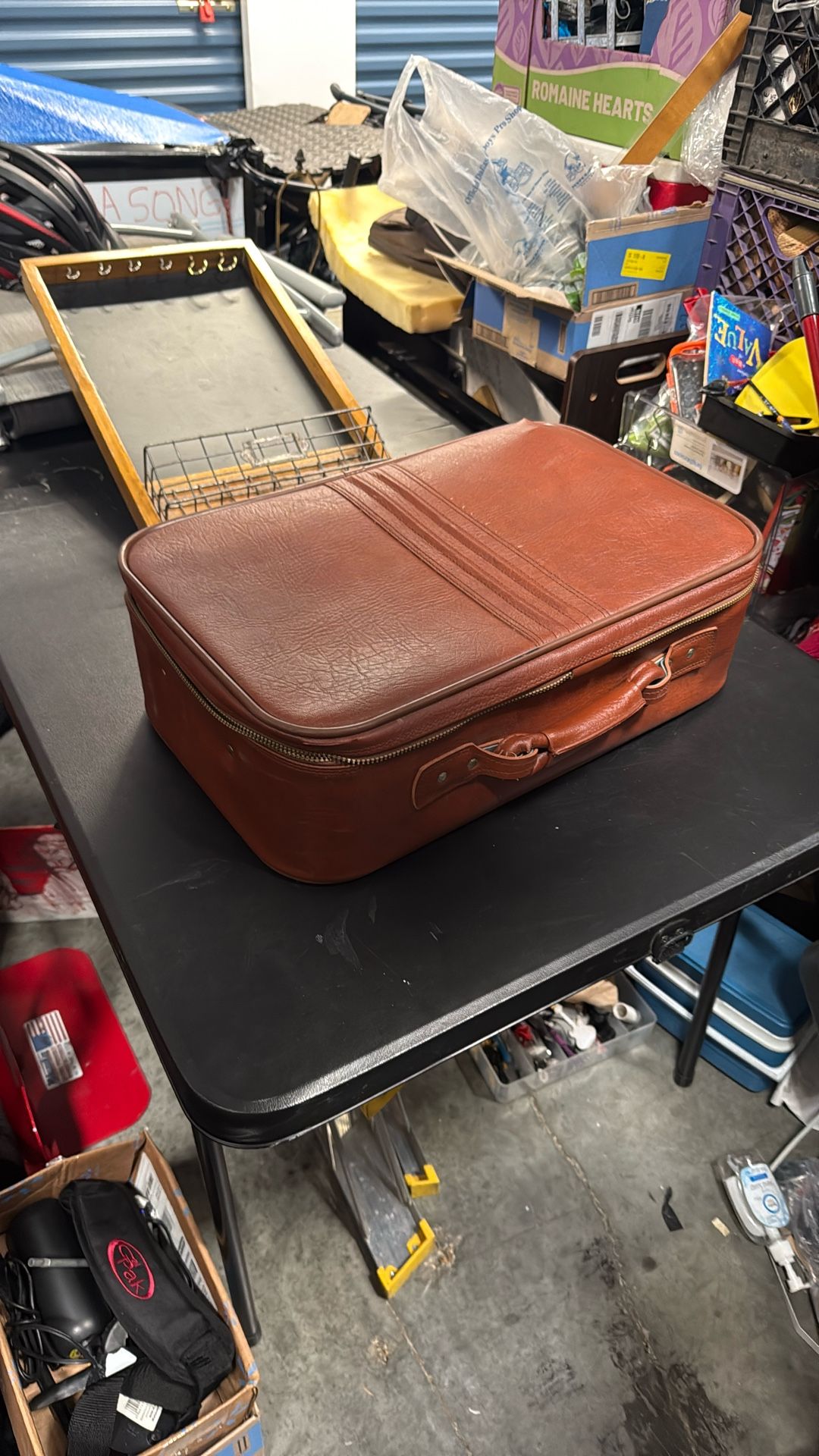 Vintage Learher Suitcase