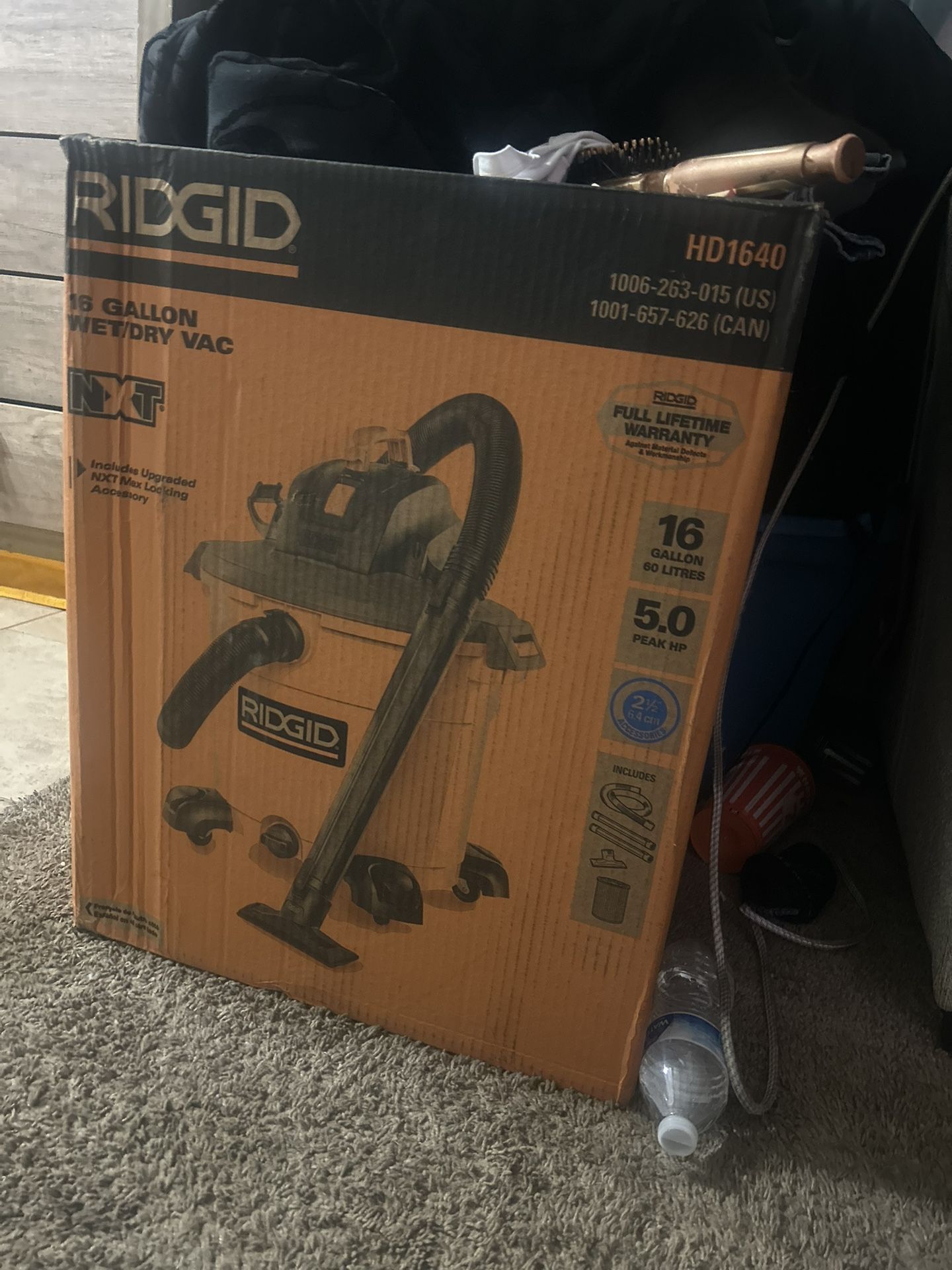 Ridgid 16 Gallon Wet/Dry Vac