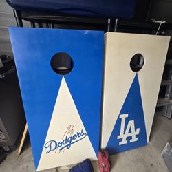Dodgers Cornhole Game