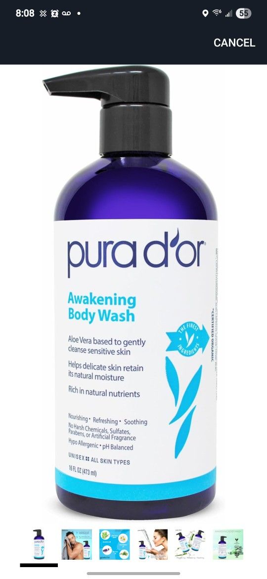 Pura D'or (Moisturizing Body Wash)