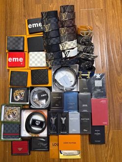 Designer colognes, wallets, belts