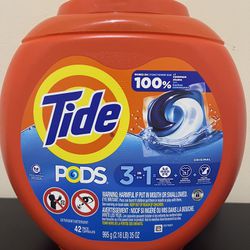 Tide Pods 3 In 1 Original 42 Pacs