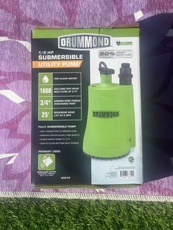 DRUMMOND UTILITY PUMP