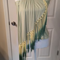 Women's Fringe Top Size S