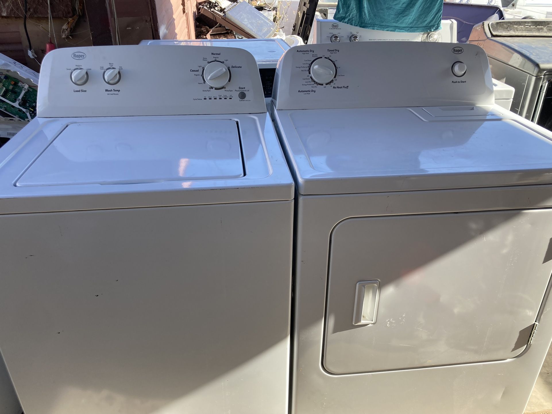Lavadora Y Secadora Muy Buenas Super Capacity Roper