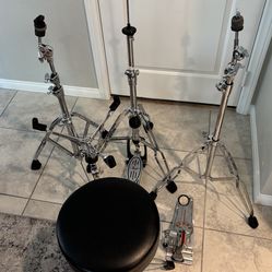 Drum Set Hardware Pack (Bass Pedal Sold)- Used