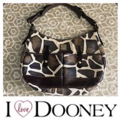 Dooney & Bourke Pebble Limited Edition Leather Large Safari Bag