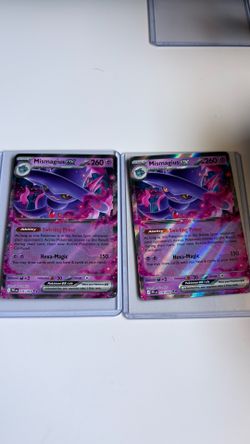 Pokemon TCG Mismagius ex 036/094 Phantasmal Flames Holo x2