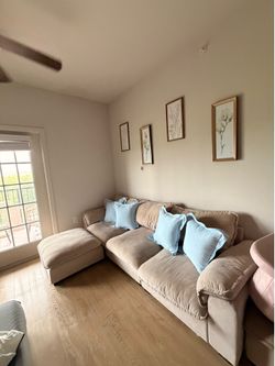 Cream color sofa