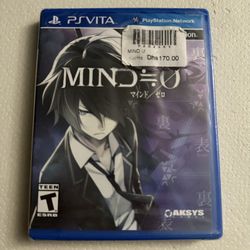 NEW Mind Zero Sony PlayStation PS Vita Sealed Sell/Trade