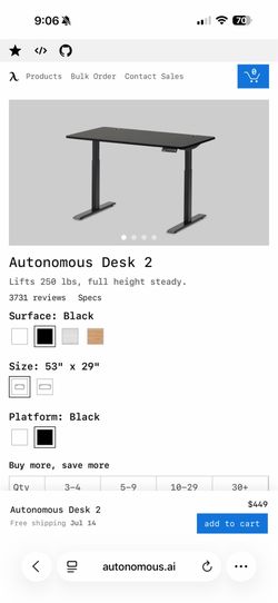 Standing Desk