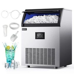 Commercial Ice Maker 100 lb/24H 33 lb Bin EUHOMY IM-02 115V