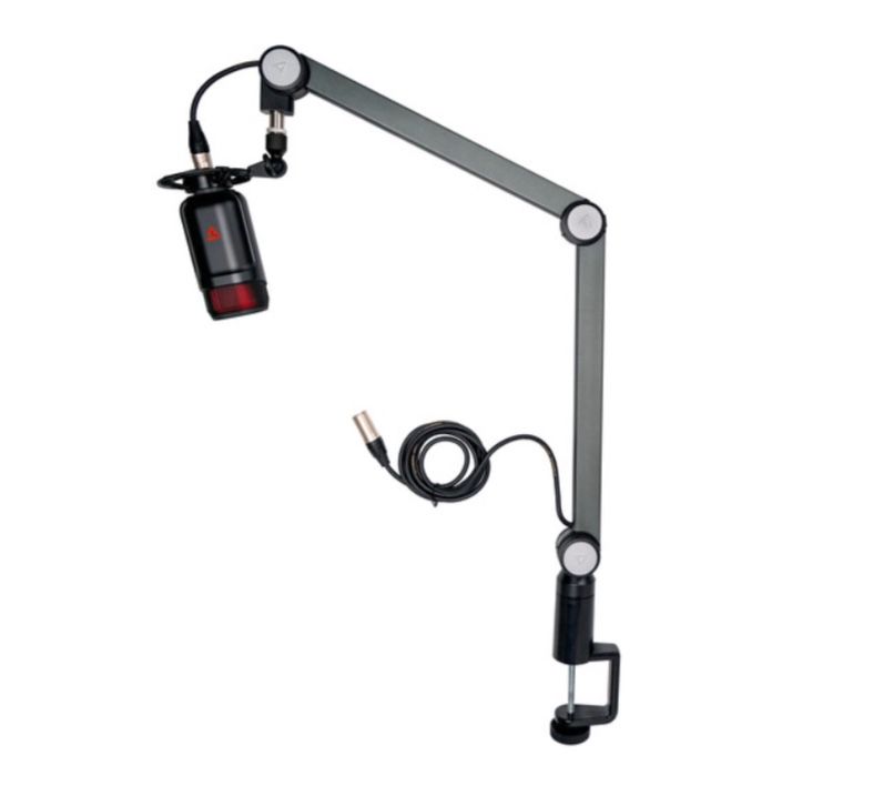 THRONMAX XLR Caster Adjustable Microphone Boom Arm Stand Made of Aluminium