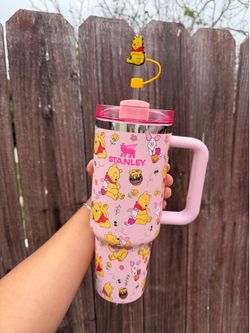 Pink Winnie the Pooh 40 oz