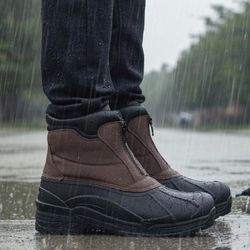 TOTES MEN WINTER BOOTS SZ 9W