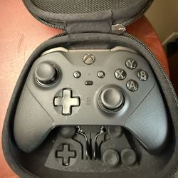 Xbox, Elite Controller, Regular Controller, Xbox Headphones And 8 Games!