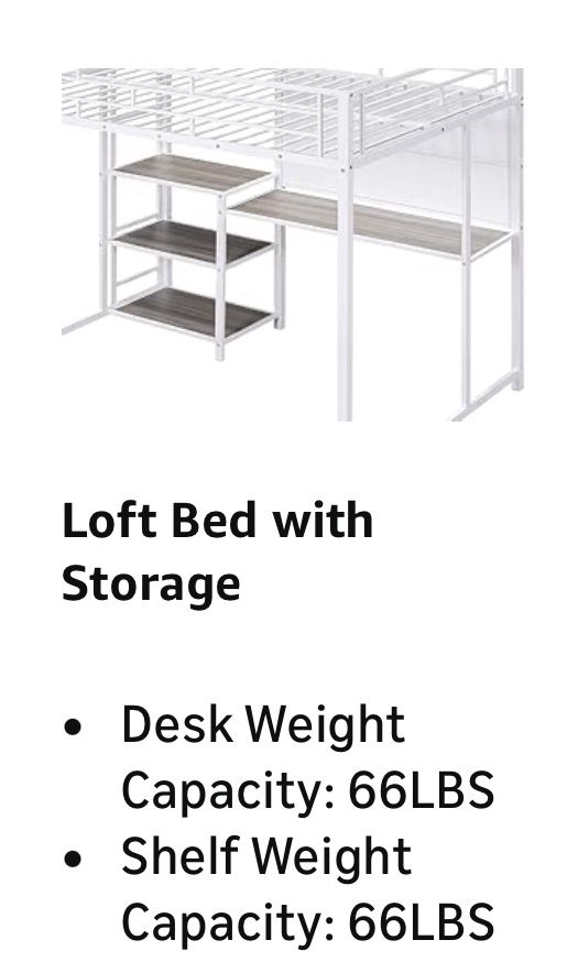 Loft Bed With Desk 