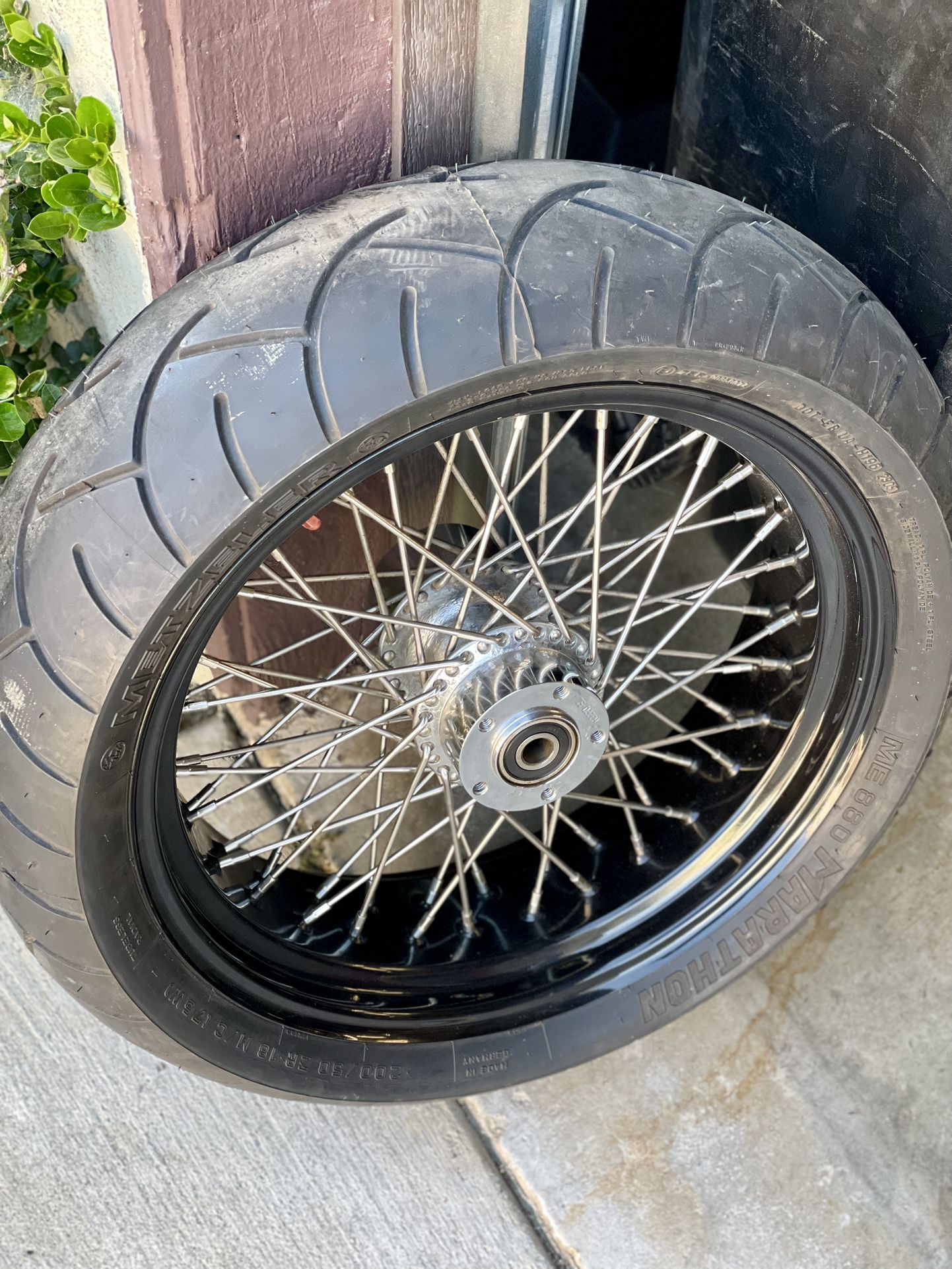 Harley Chopper Bobber Spoke Wheels And Tires