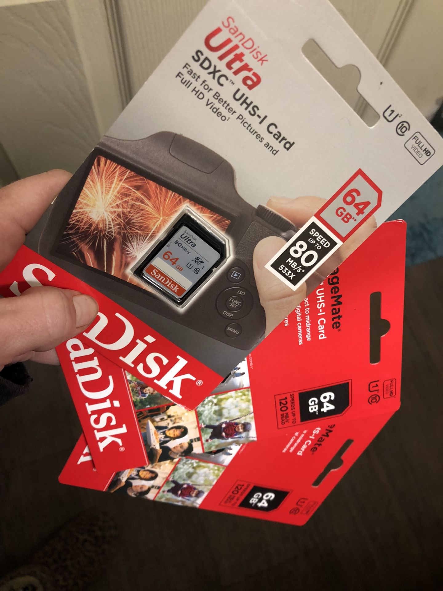 San Disc SD card Memory Card 64 Gb