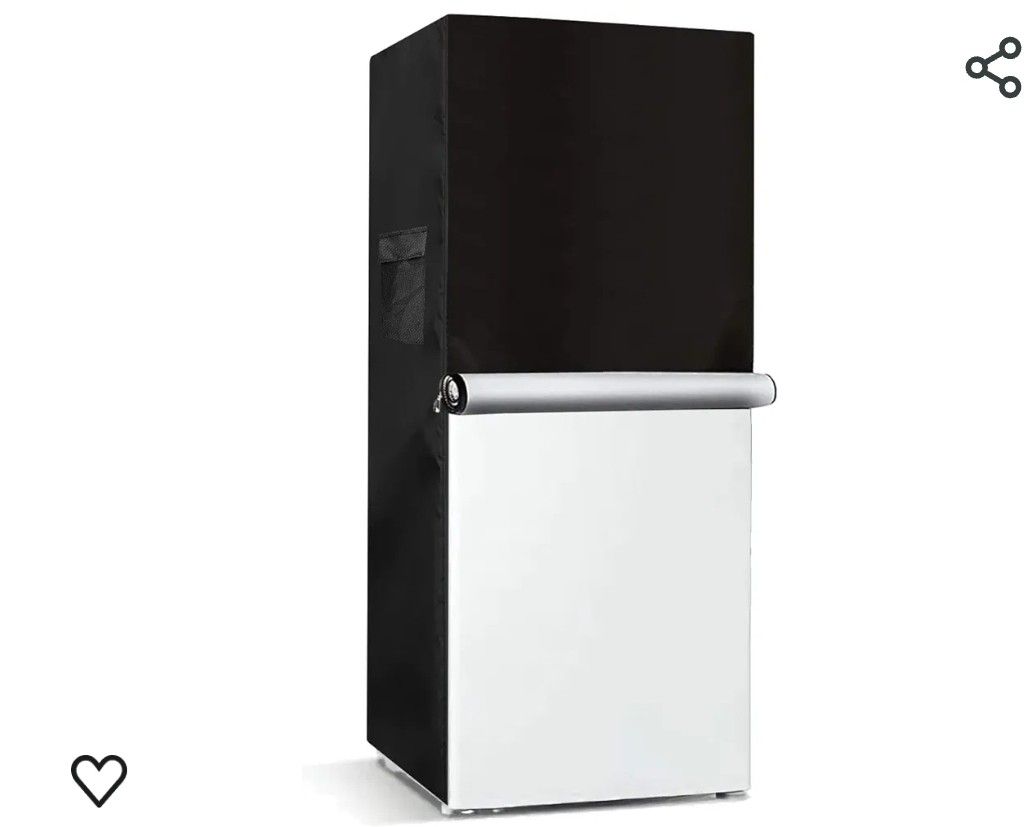 Upright Freezers Cover,Outdoor Refrigerator Cover,– Waterproof, Dustproof, Sun-Proof, 23"W x 23"D x 56"H. Suitable for most 5-7.5 Cubic Compact Mini F