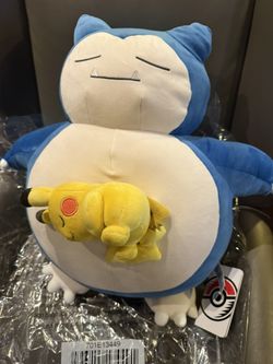 Pikachu & Snorlax Pokémon Dreams Plush - 20 In.