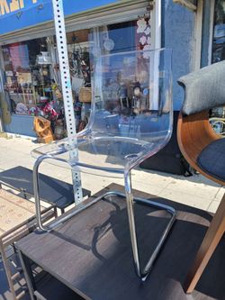TOBIAS
Chair, clear/chrome plated