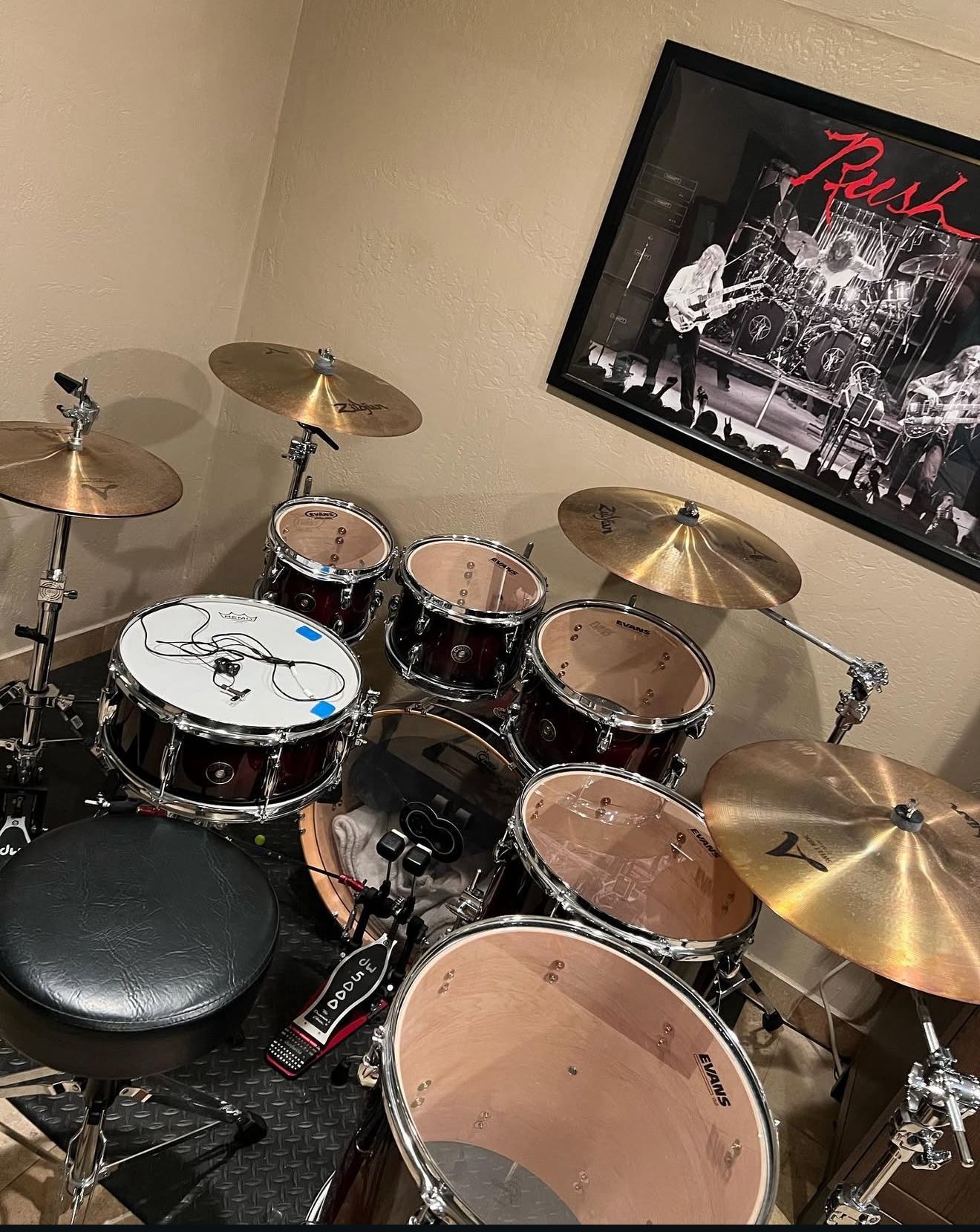 Gretsch Catalina Maple 7 Piece Shells and EC25 Heads