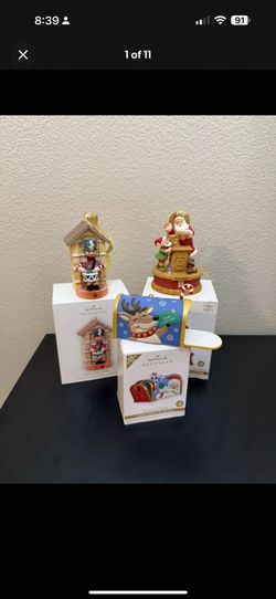 Hallmark Christmas Keepsake Ornaments Lot of 3 Twas the Month, Soldier, Letters