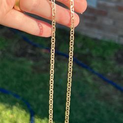 Solid 14k Gold Chain ! 12 Grams & 23” Long VERY NICE & Great Deal !