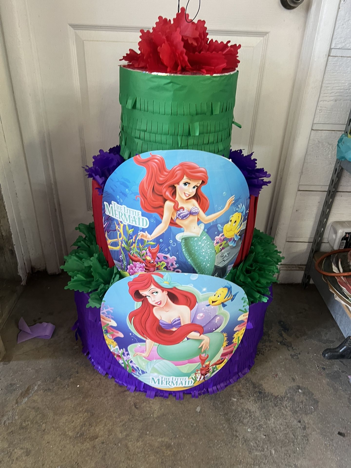 The Little Mermaid Tier Pinata With Balls