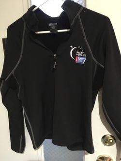 Sz. XL Black Fleece Half Zip Pullover