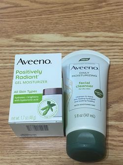 Aveeno Cleanser and Moisturizer