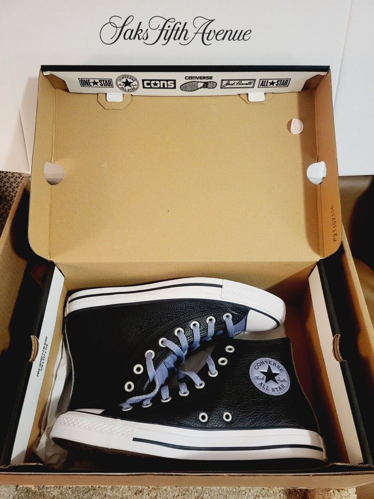 Leather Converse Unisex Men's 8.5 Women's 10.5