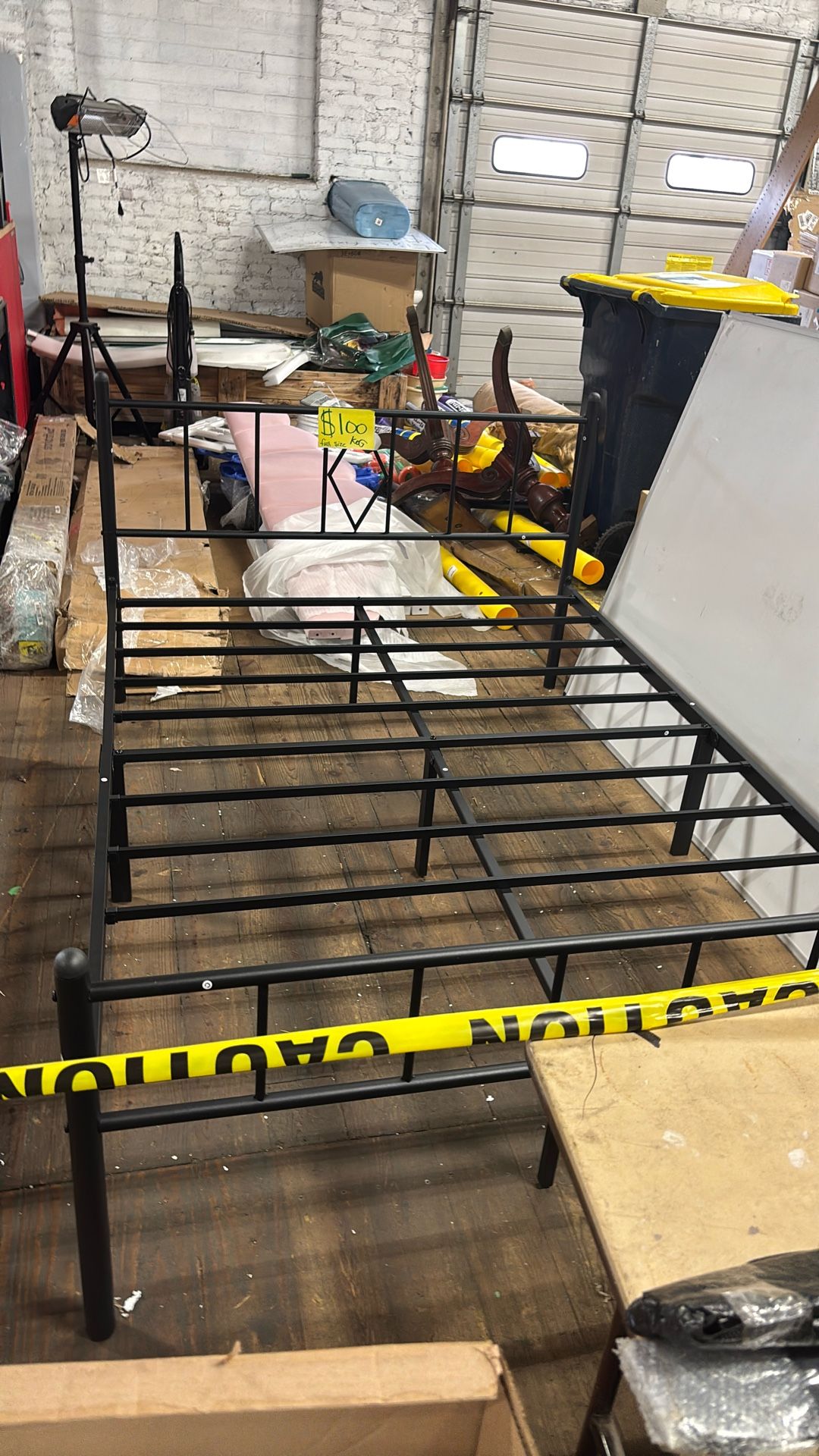 Full Size Black Metal Bed Frame
