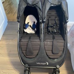 Baby Jogger City Mini GT2 Double Stroller - Jet Black