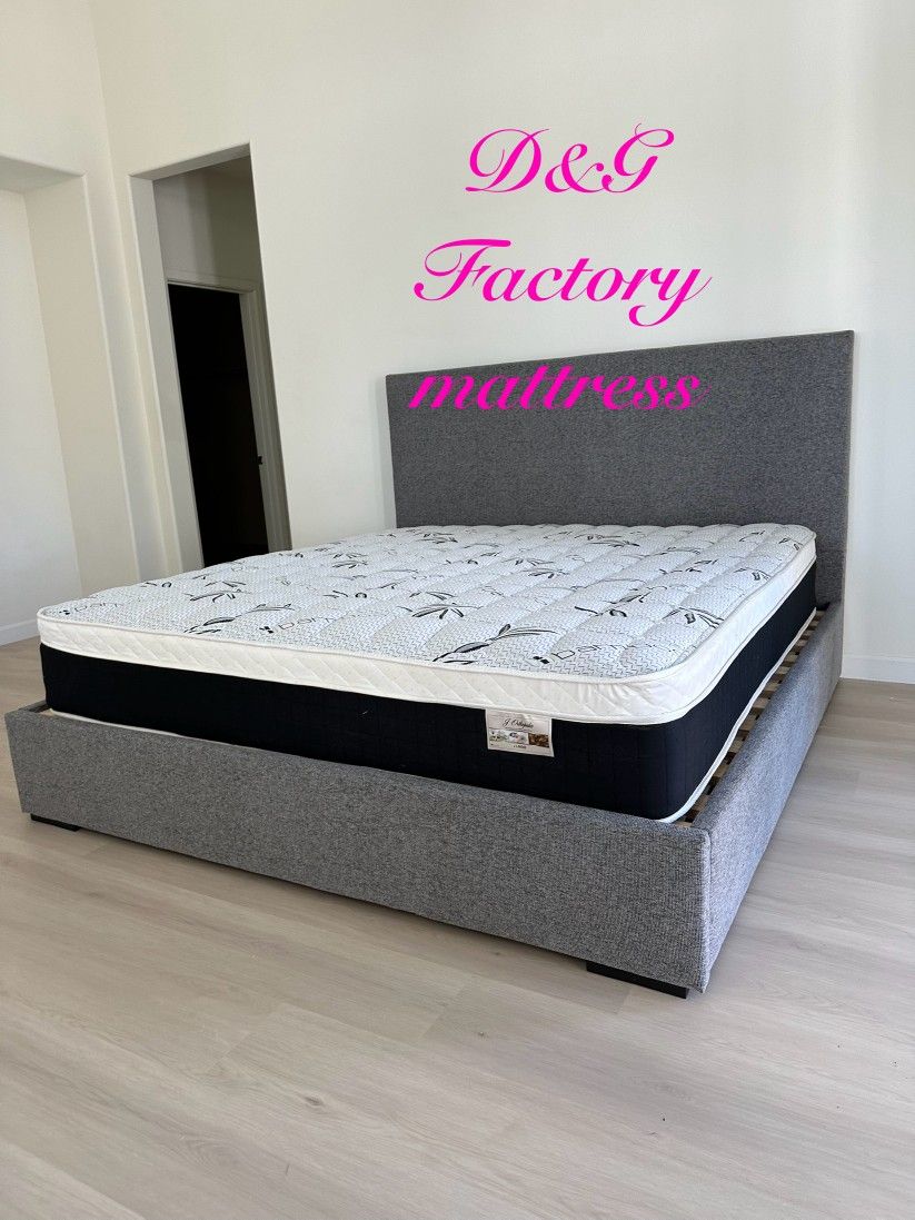 Cal-king Pillow Top 12" Thick. All Sizes Available. Delivery Available