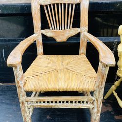 Rustic desk and chair