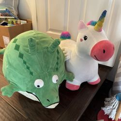 Alligator & Unicorn Bouncy Pals 