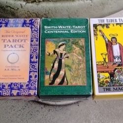 NEW UNOPENED SEALED TAROT DECKS $12EA OR 3 FOR $30