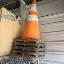 Orange Reflective Cones