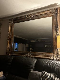 Huge Antique Mirror 