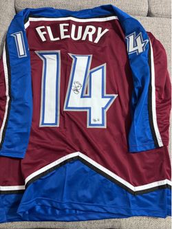 Theoren Fleury Signed Autograph Custom Jersey - Beckett Coa - Colorado Avalanche