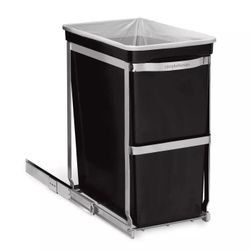 LOW PRICE MOVING- $160 + TAX RETAIL 8gal/30L UNDER COUNTER SLIDE TRASH CAN 