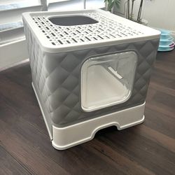 NEW! Car Litter Box With Lid / Scoop